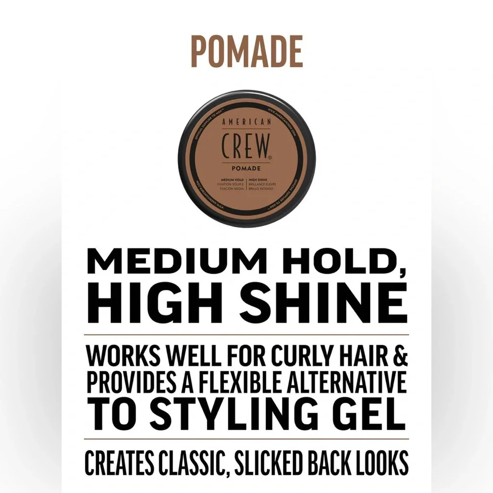 2- American Crew Pomade 2 3OZ Jars R U Can Mix Match W/Pomade & Fiber R 2 Fibers